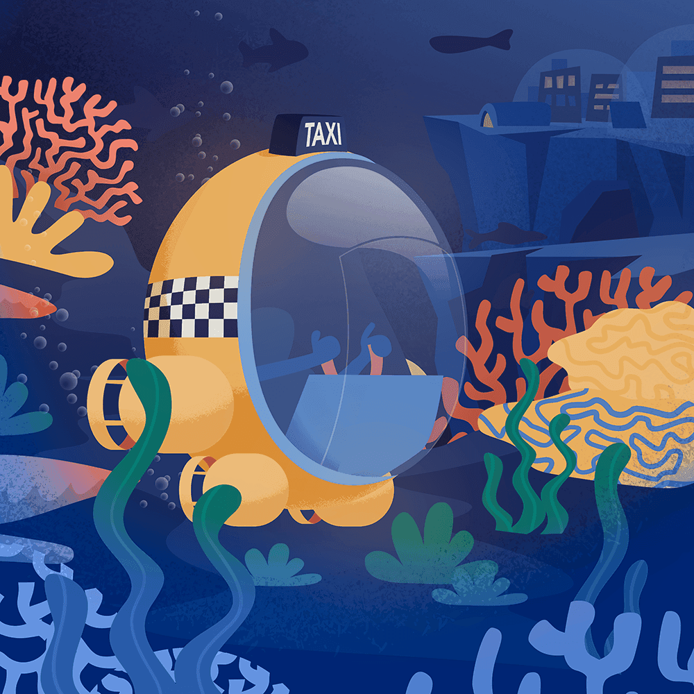 Underwater City: Train to Coral Reef